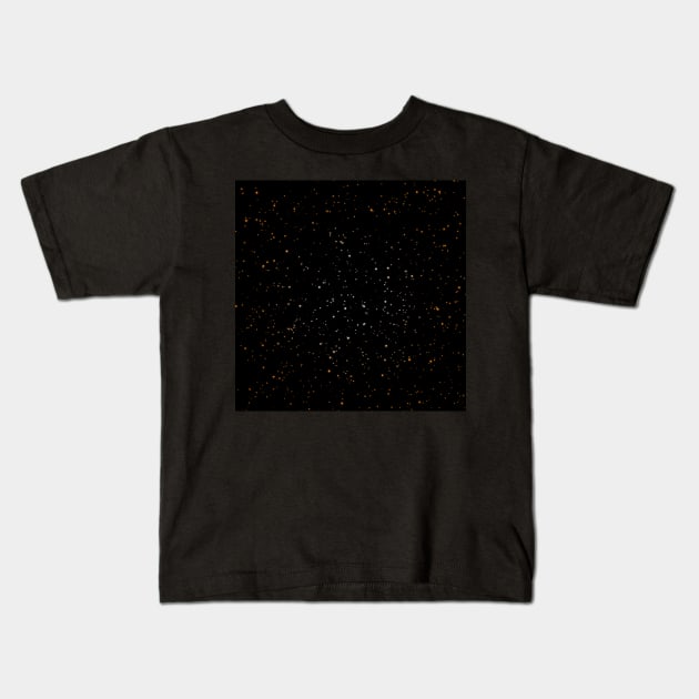 Subtle Orange Starscape Kids T-Shirt by MOULE